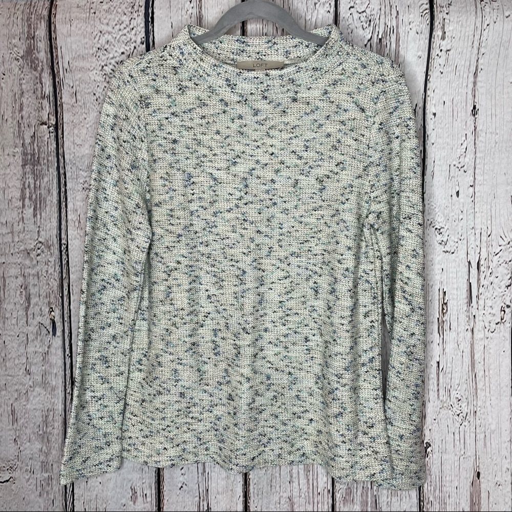 ✅ NWT!‎ LOFT Boucle Shimmer Sweater Size Small Soft Knit Pullover Brand NEW!